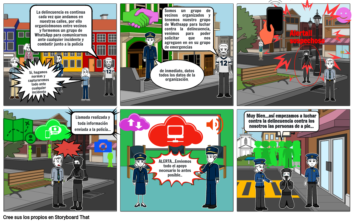 Delincuencia Con Personas De A Pie Storyboard By 7ab12e3e 9395