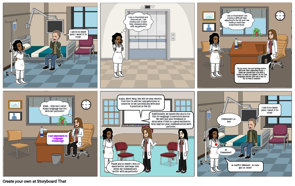 How might we reduce stress for nurses Storyboard