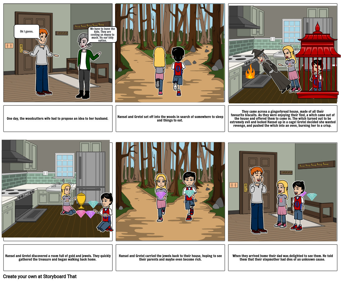 English Drama Storyboard by 7b663604