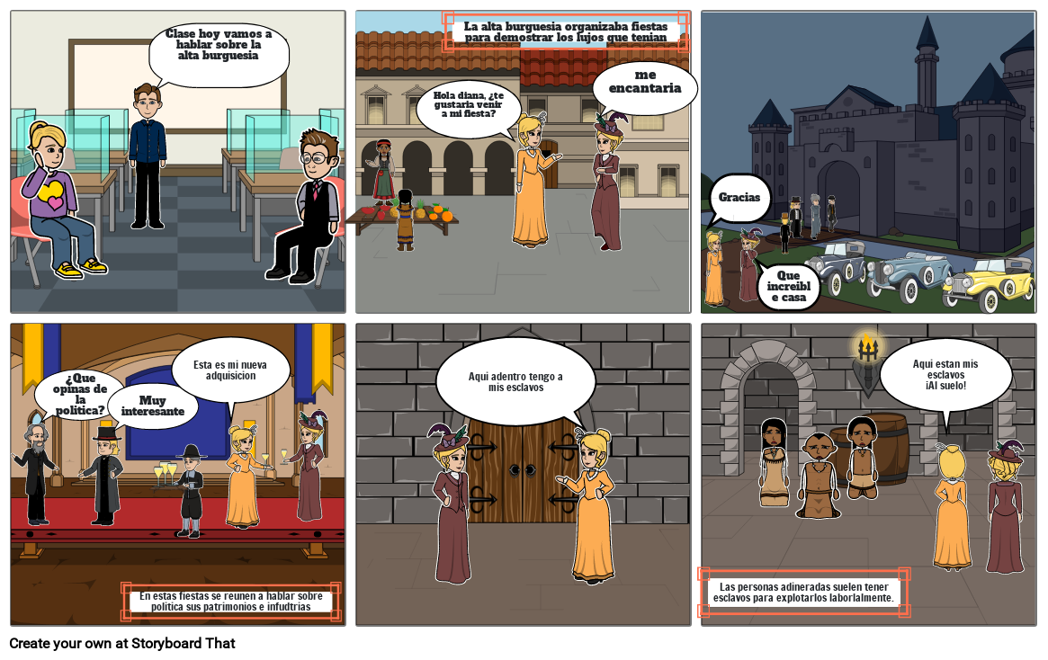 Tarea historia Storyboard by 7b765b7e