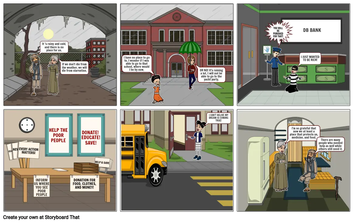 Poverty Storyboard