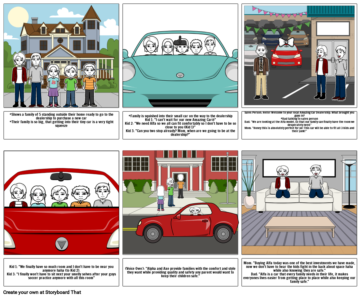 Marketing Management Story Board