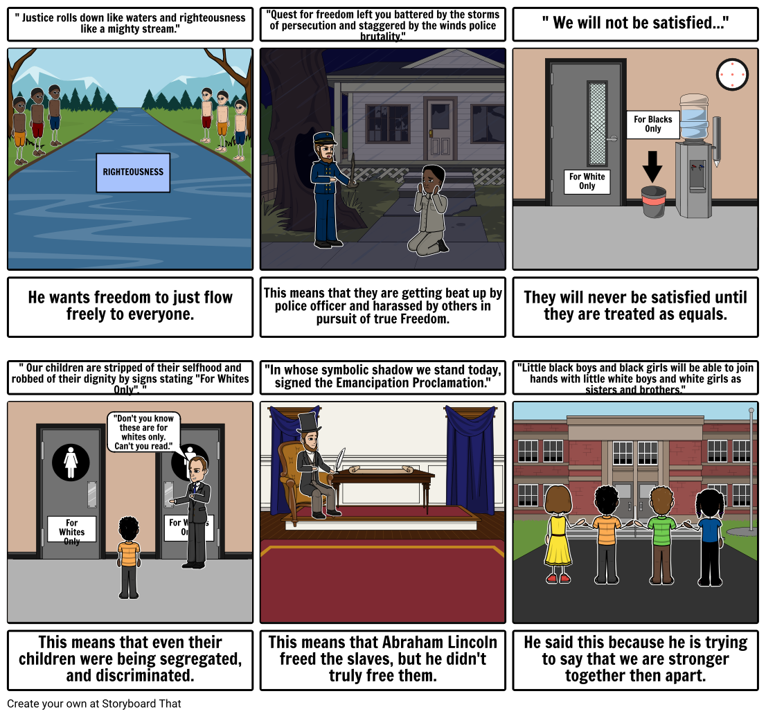 Martin Luther King Storyboard Tarafından 7c1c478d46271