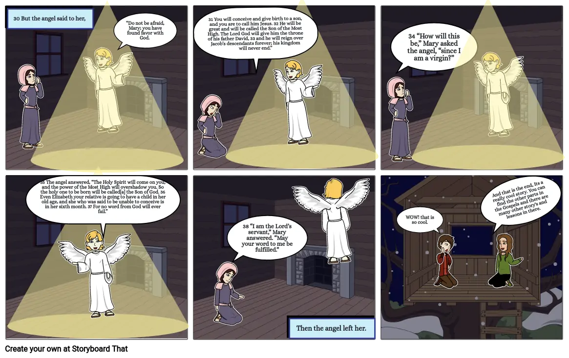 The Birth Story Of Jesus PT2 Storyboard ידי 7d2a664d