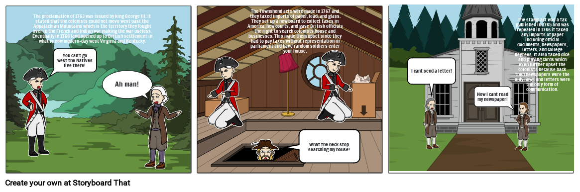 Angry colonists