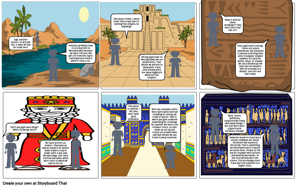 Mesopotamia Choice Board