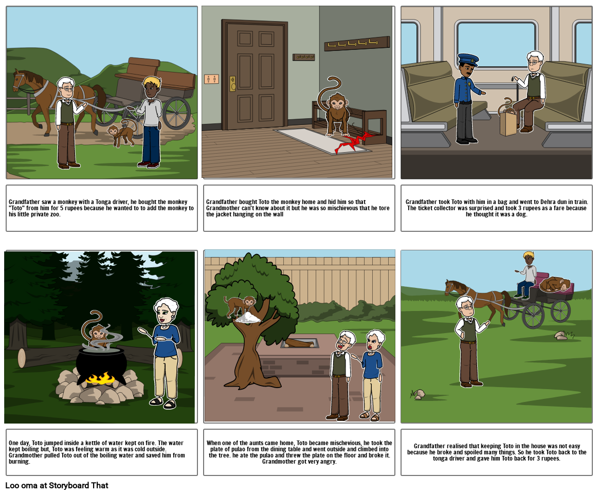 THE ADVENTURE OF TOTO Storyboard by 7d7b5283