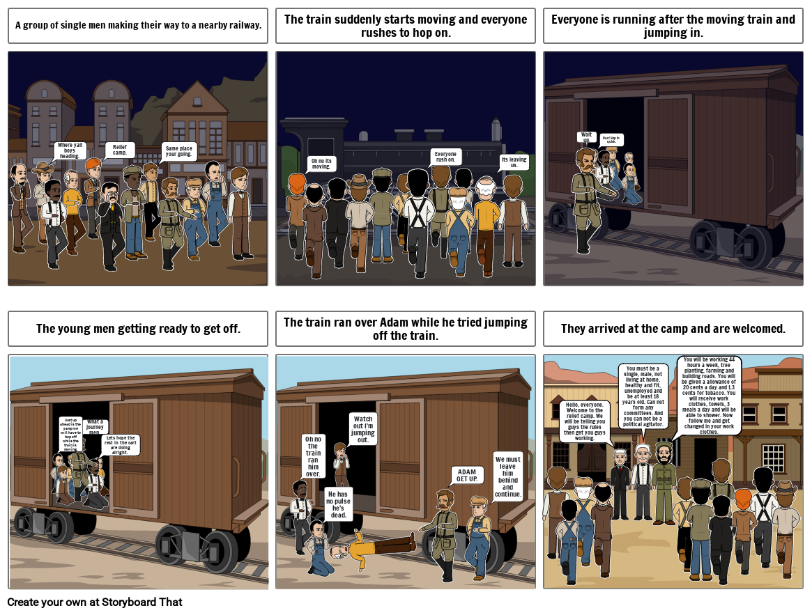 Comic Strip assignment by Michael W.