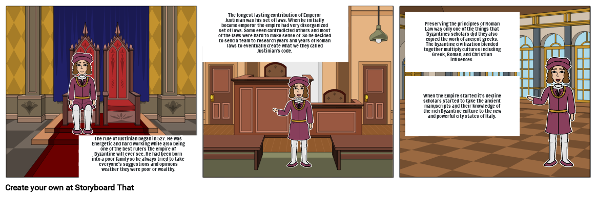 The Age of Justinian Storyboard por 7e16caf8