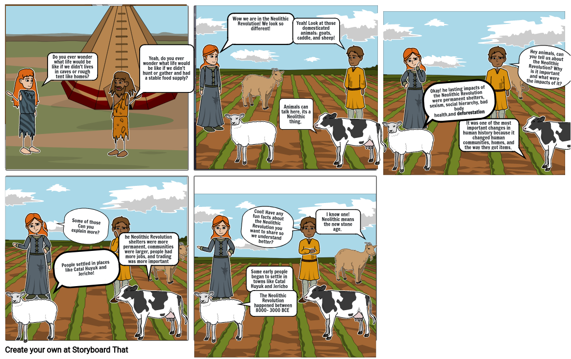 Neolithic Revolution Project Storyboard by 7e536988