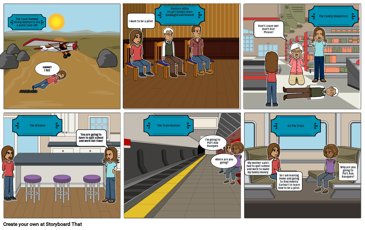 Comic Strip Book Report-Amelia and Me