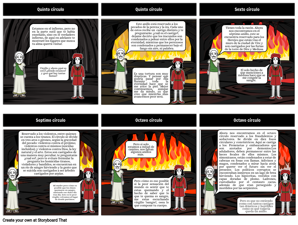 Infierno Storyboard por 7ea25e6c