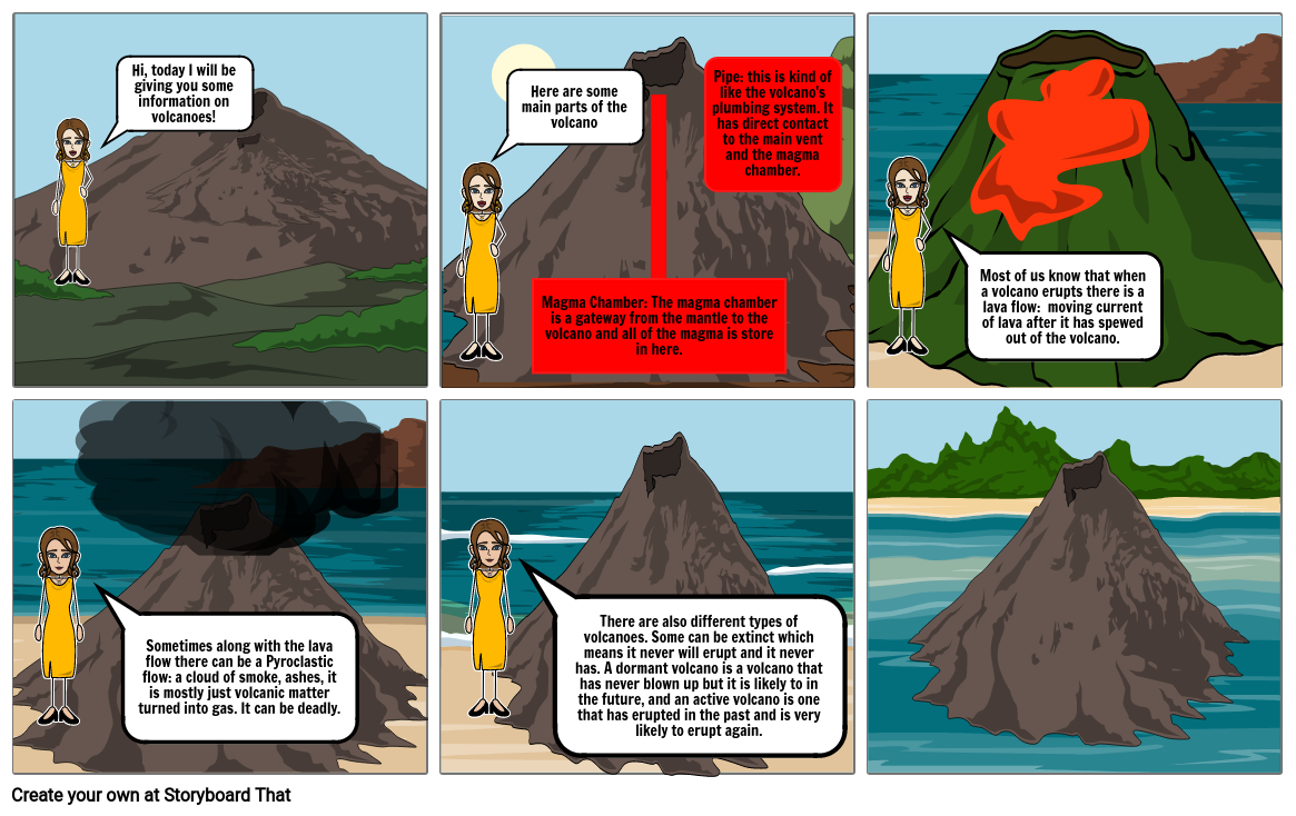 volcano Storyboard by 7eaac53a