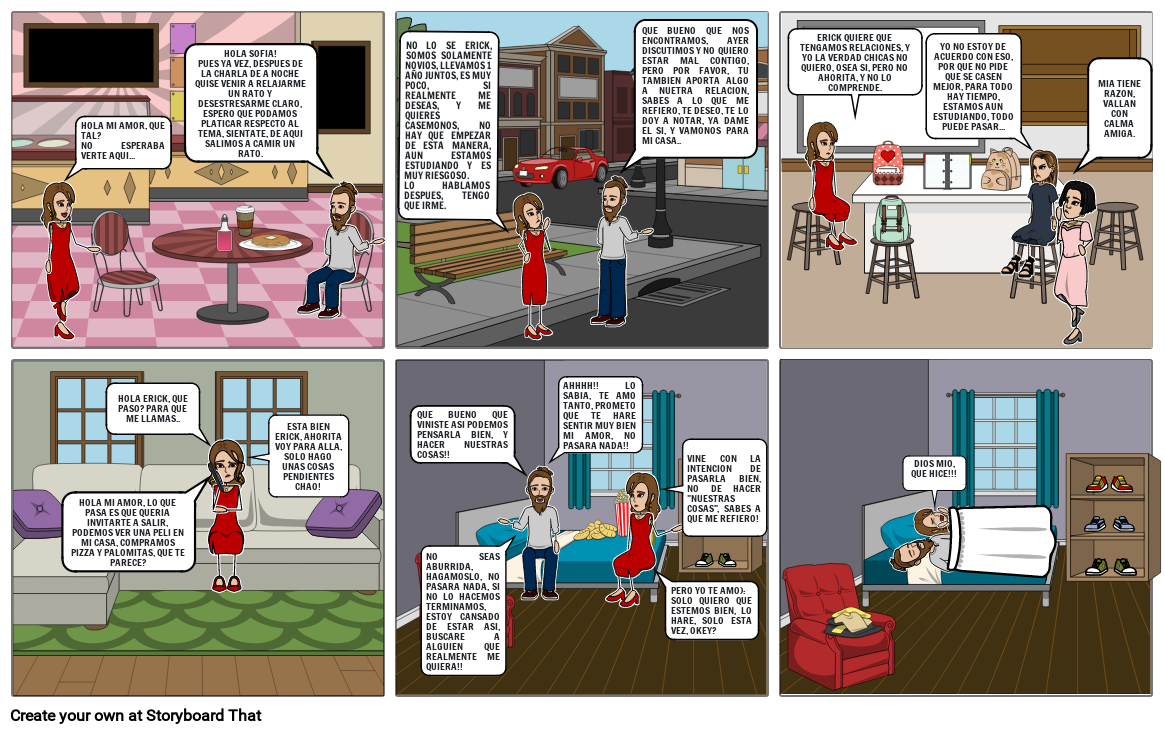 Historieta (embarazo interrumpido) Storyboard by 7eb51a29