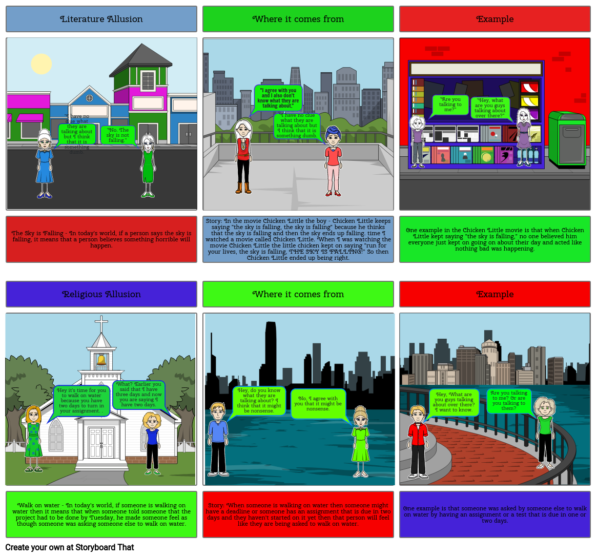 My Allusion Storyboard