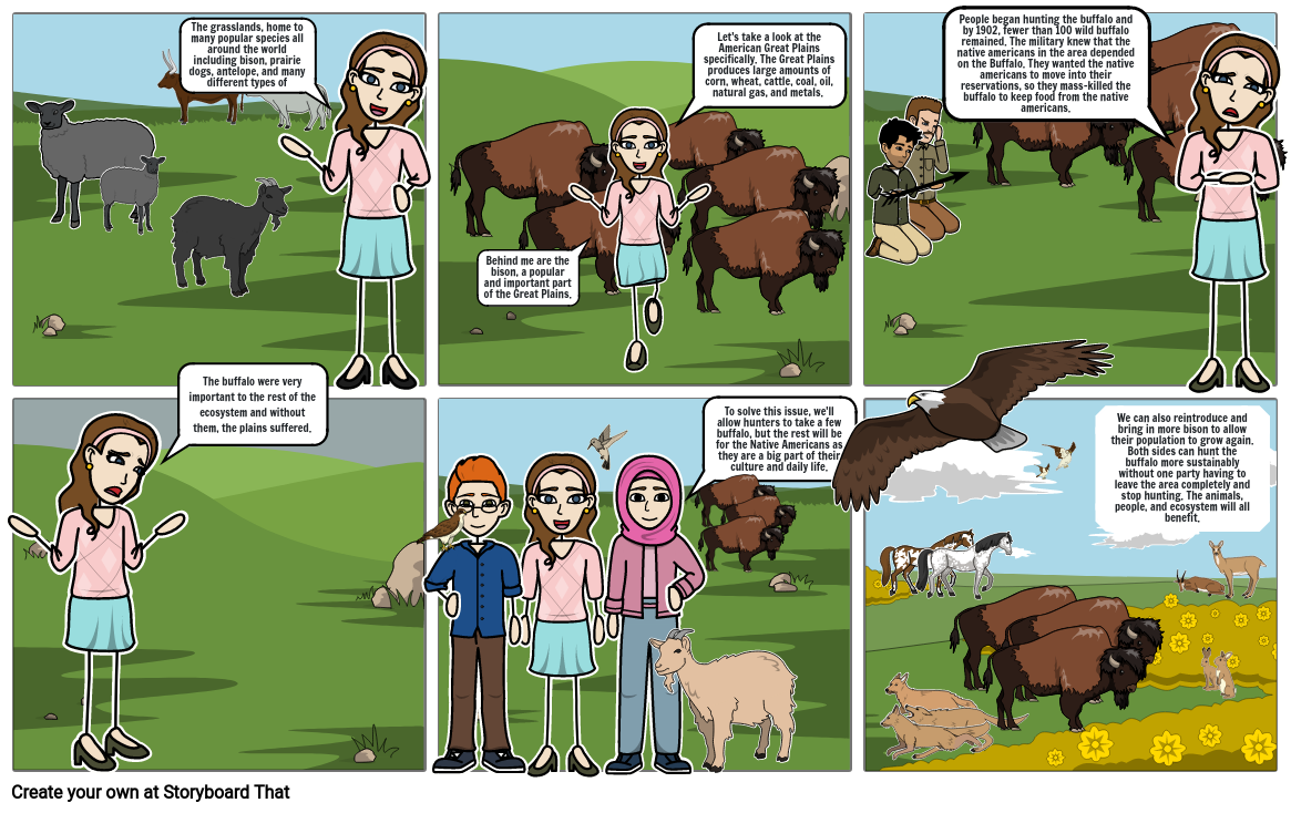 Chapter 8 Ecosystem Comic Strip Storyboard by 7eeaeb87