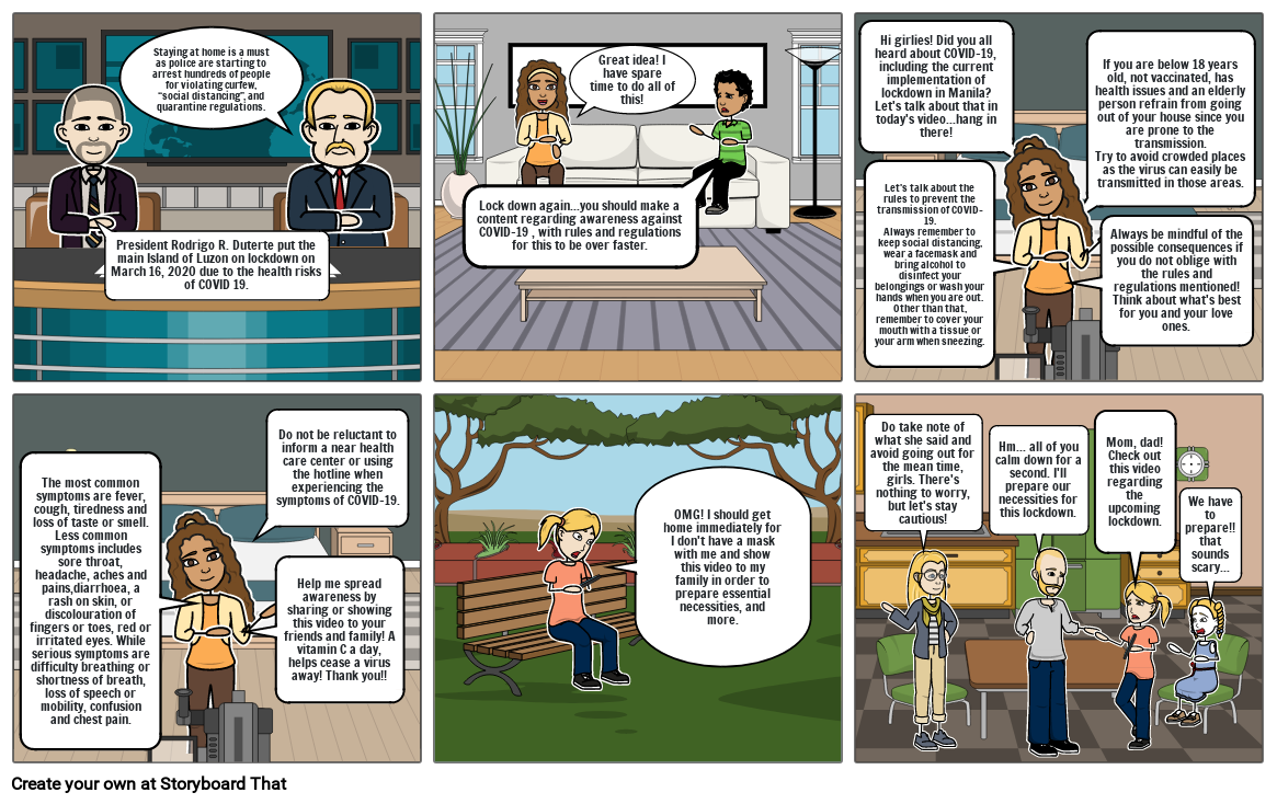 COVID-19 Storyboard by 7f2abb79