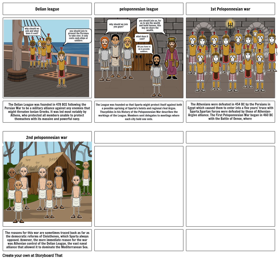 peloponnesian war Storyboard par 7f389953