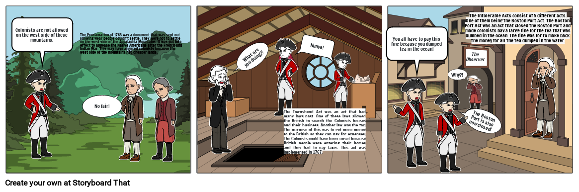 What Angered The Colonists القصة المصورة من قبل 7f5c9840