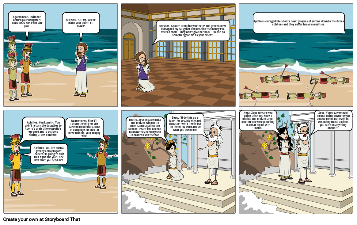 Iliad Project Storyboard by 7f6e378d