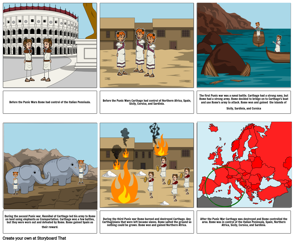 Punic War Storyboard By 7fe2ff05   Punic War 