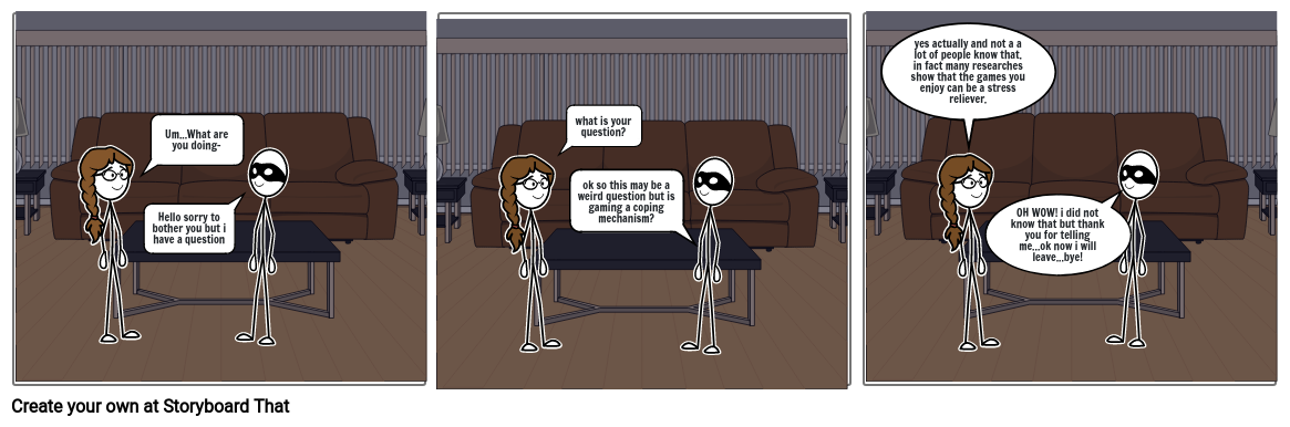 Burglar With A Question Storyboard By 80694942