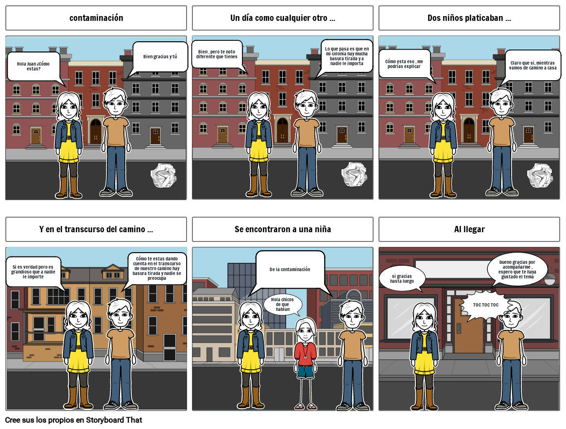 La Contaminación Storyboard By 818dbffc