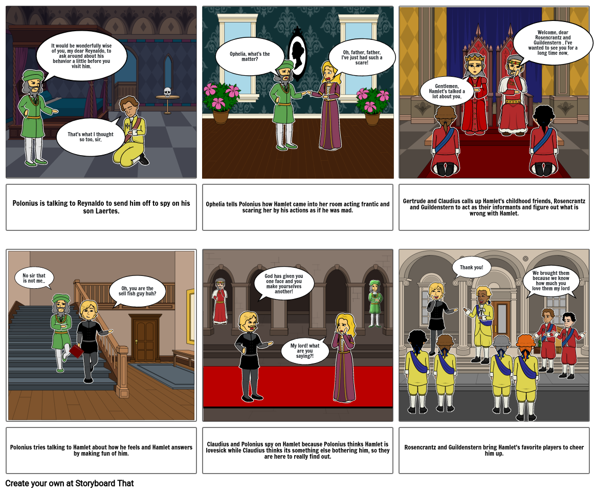 Hamlet Storyboard By Ec