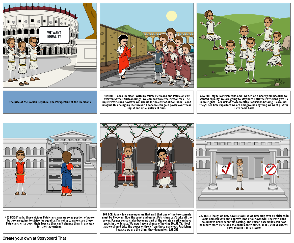The Rise of the Roman Republic Storyboard by 822df688