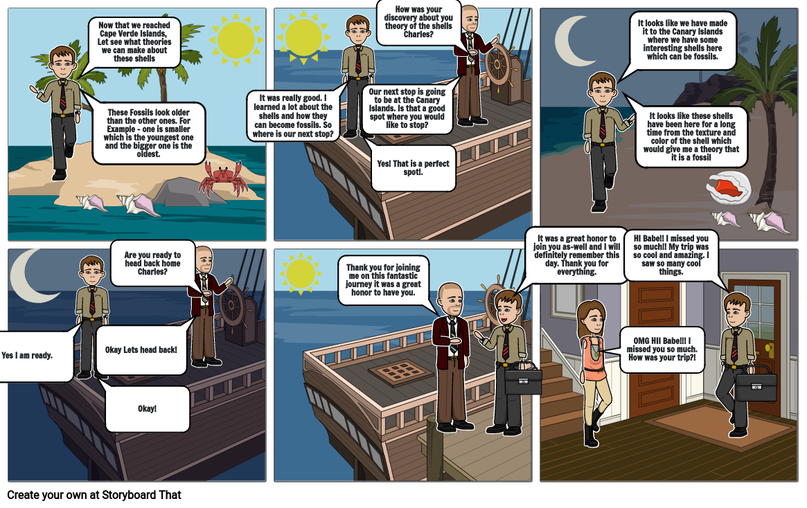 Charles Darwin Storyboard by 8233ae3b