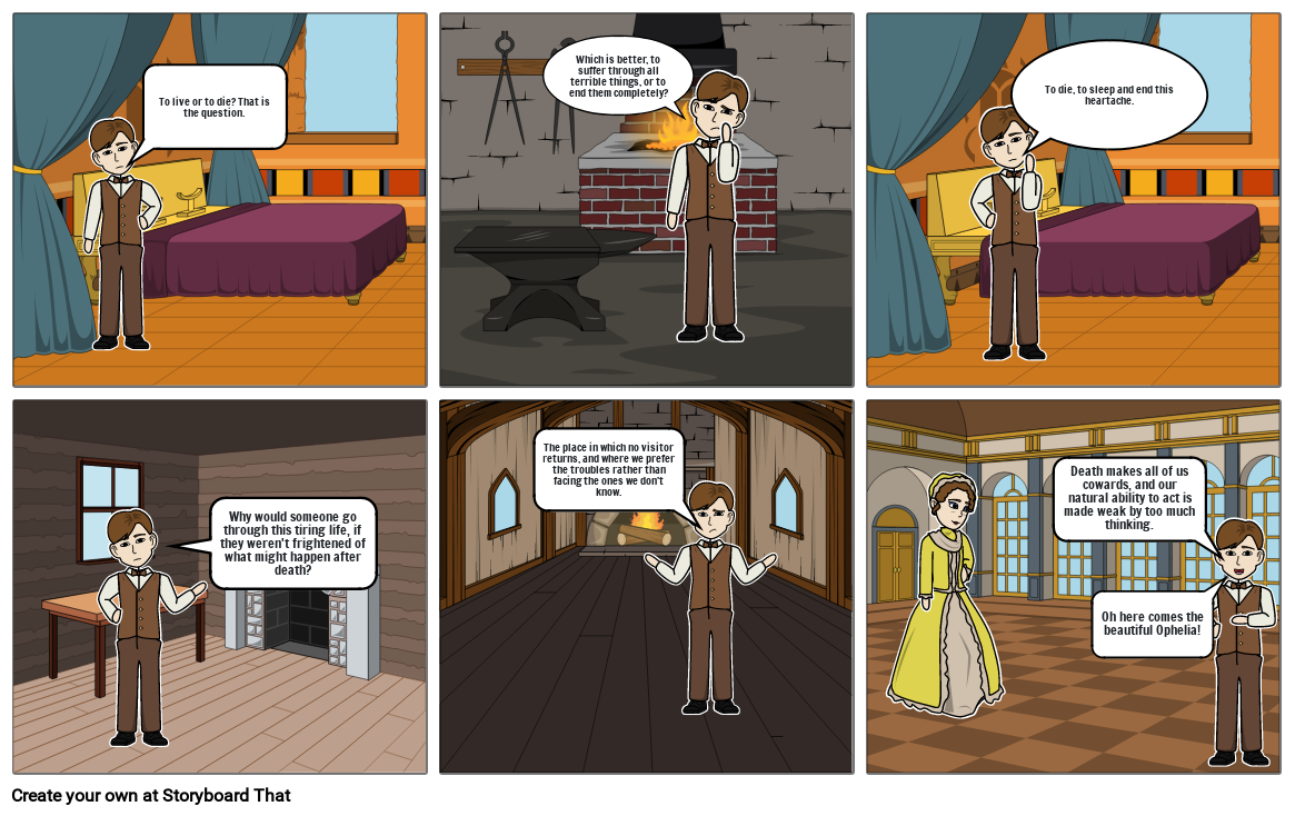 Hamlet Storyboard Storyboard By E F