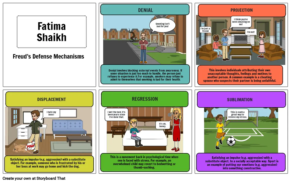 Defense Mechanism Comic Strip