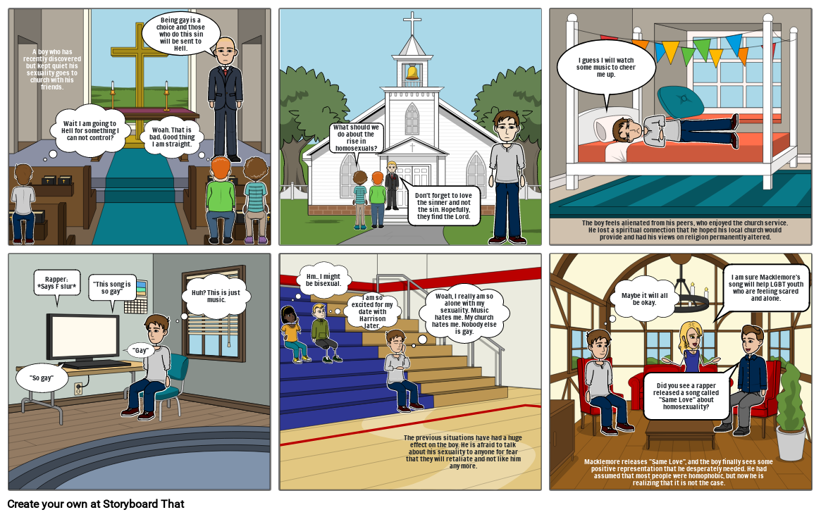 Homosexuality And Religion Storyboard By 828f34a0