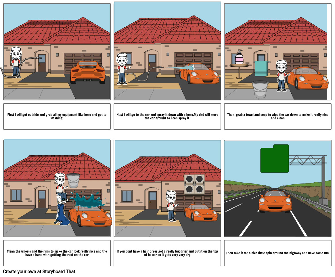 how-to-was-your-car-storyboard-by-82a15170