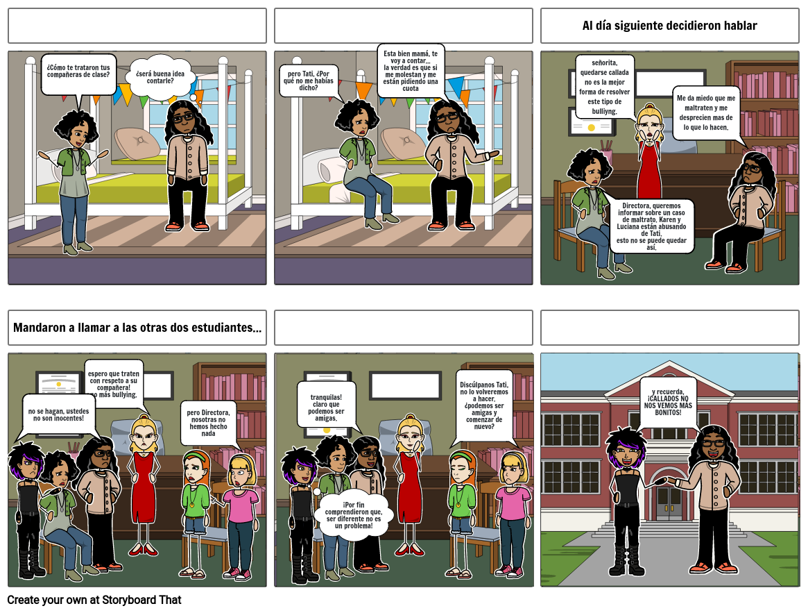 Ser diferente no es un problema. Storyboard by 82c0c56e