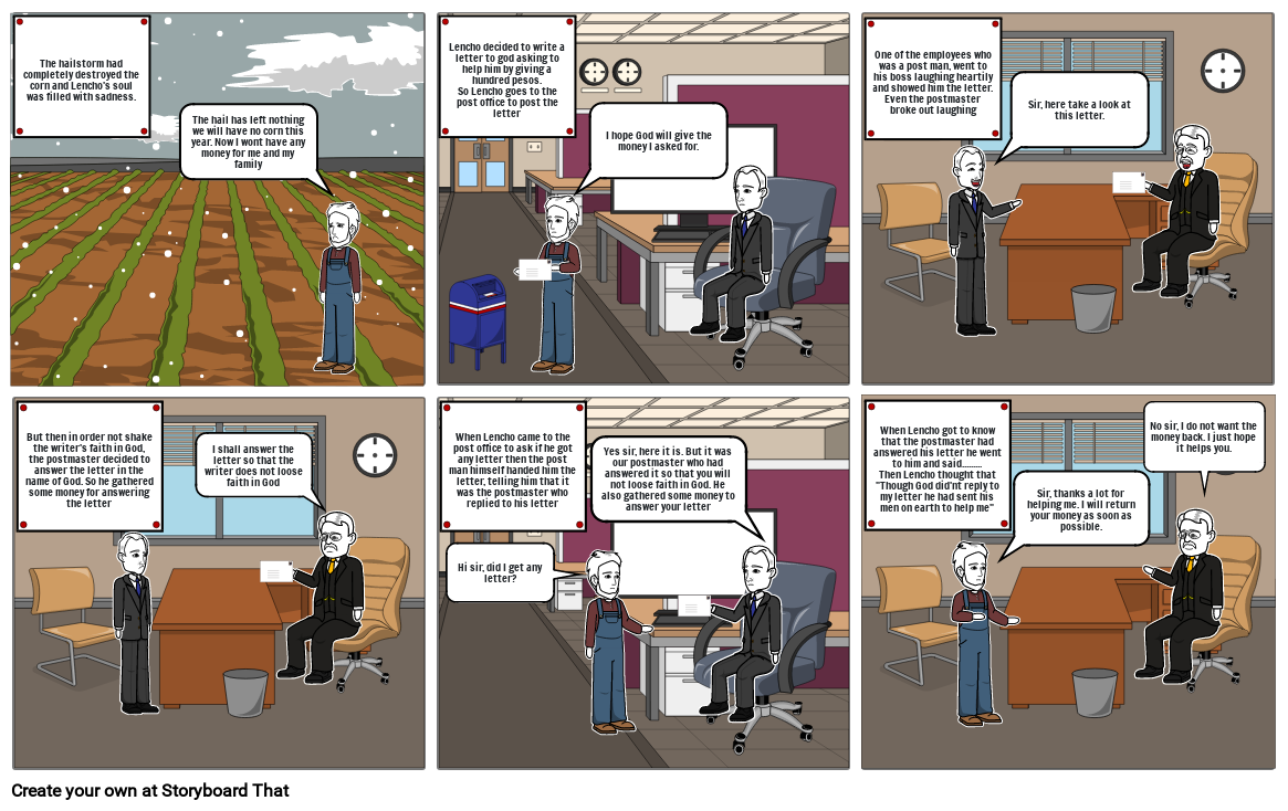 A Letter To God Storyboard By 82d450ed