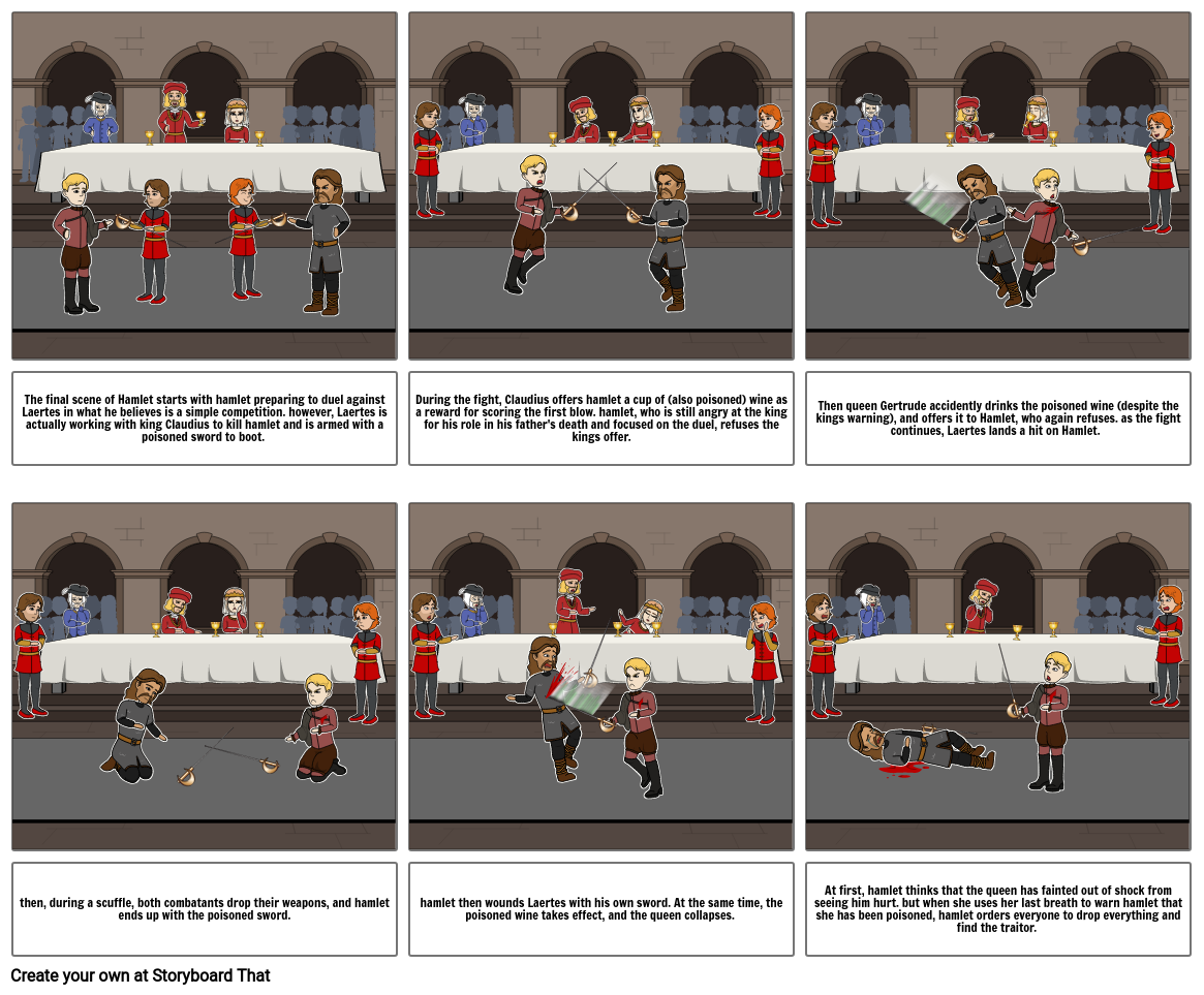 Hamlet Project Storyboard By D Be F