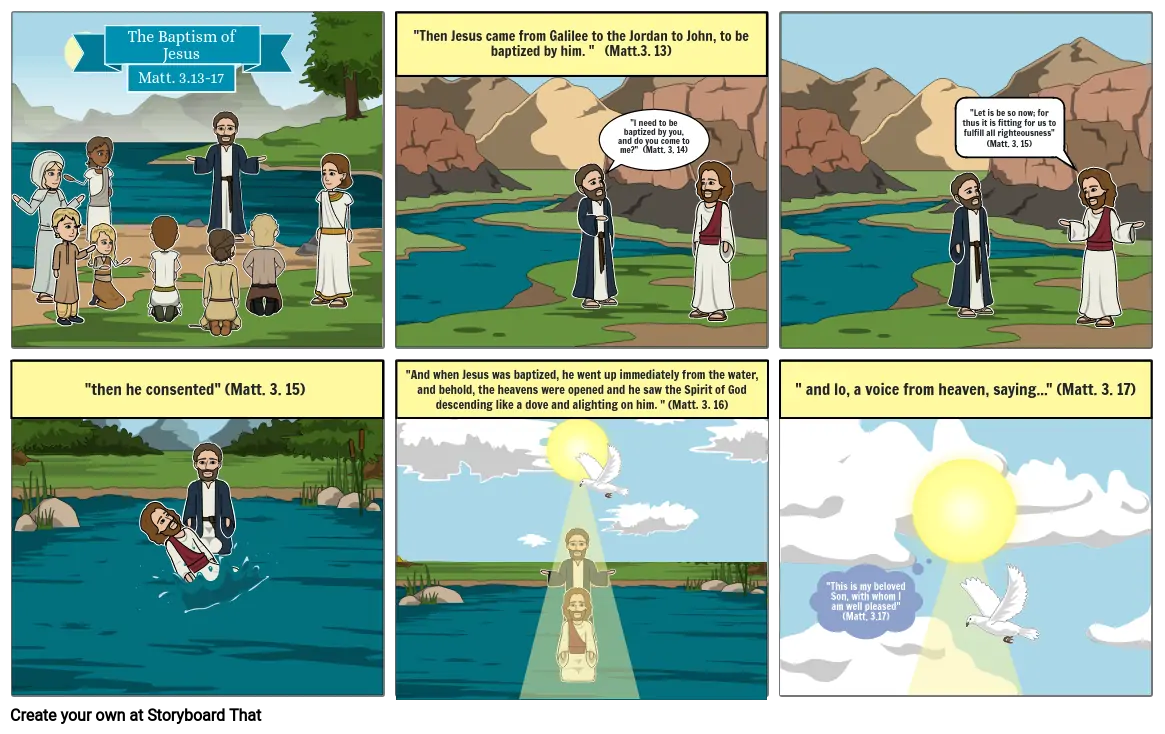 Jesus&#39; Baptism