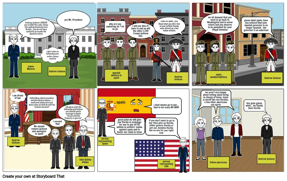 social studies &quot;Florida&quot; comic