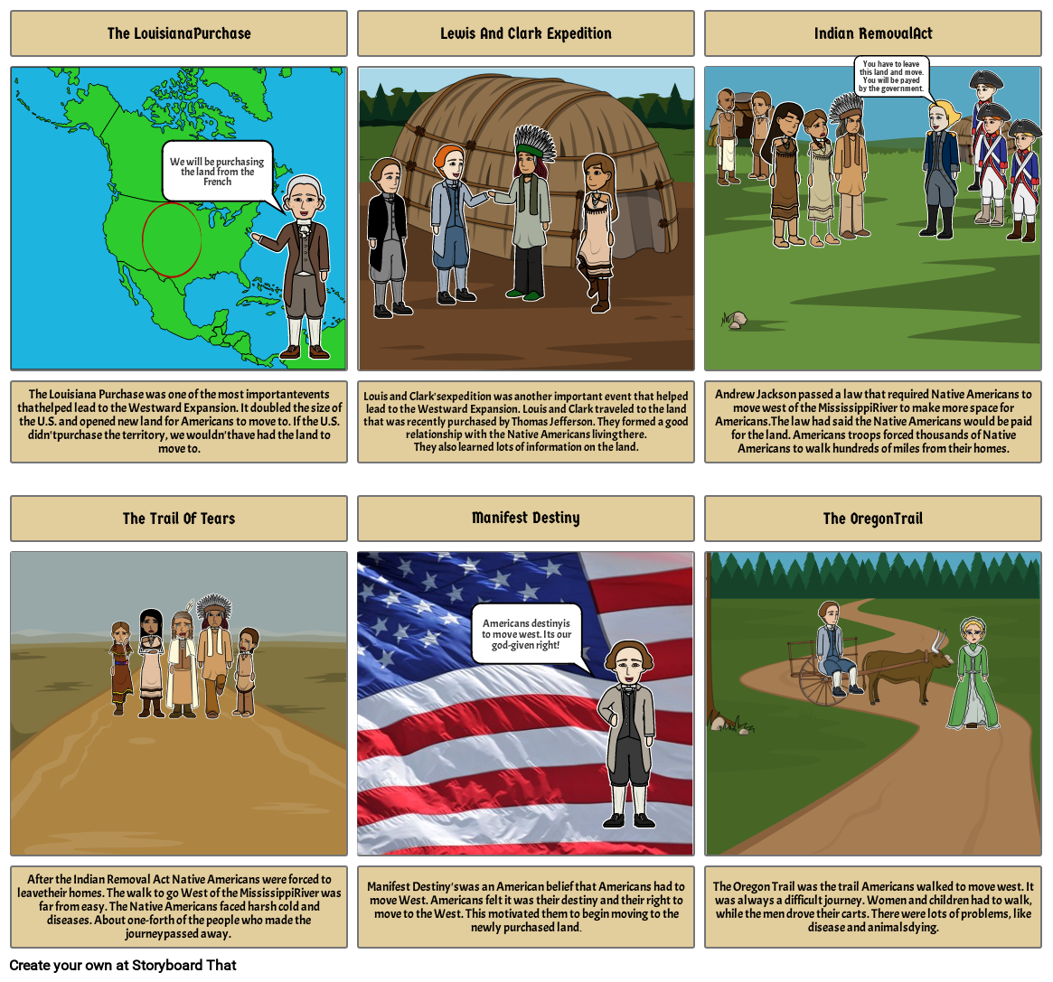 Lewis And Clark Expedition Storyboard By 835d3d75 6076