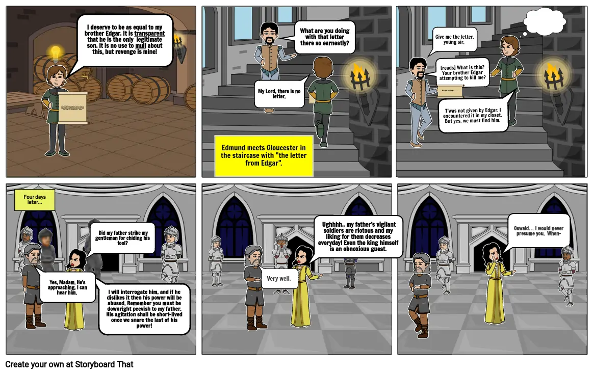 King Lear (Edmund and Gloucester scene) Part 2