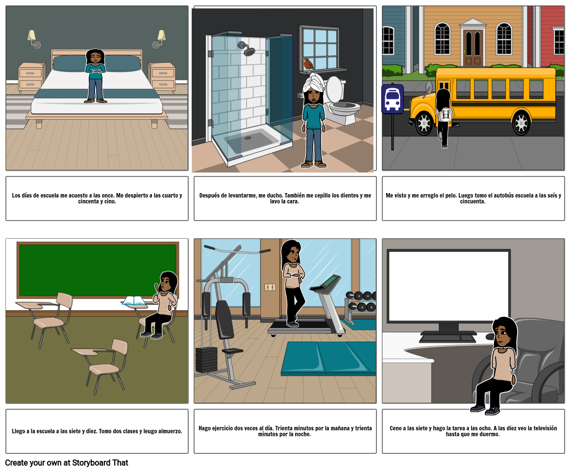 Rutina Diaria Storyboard By D