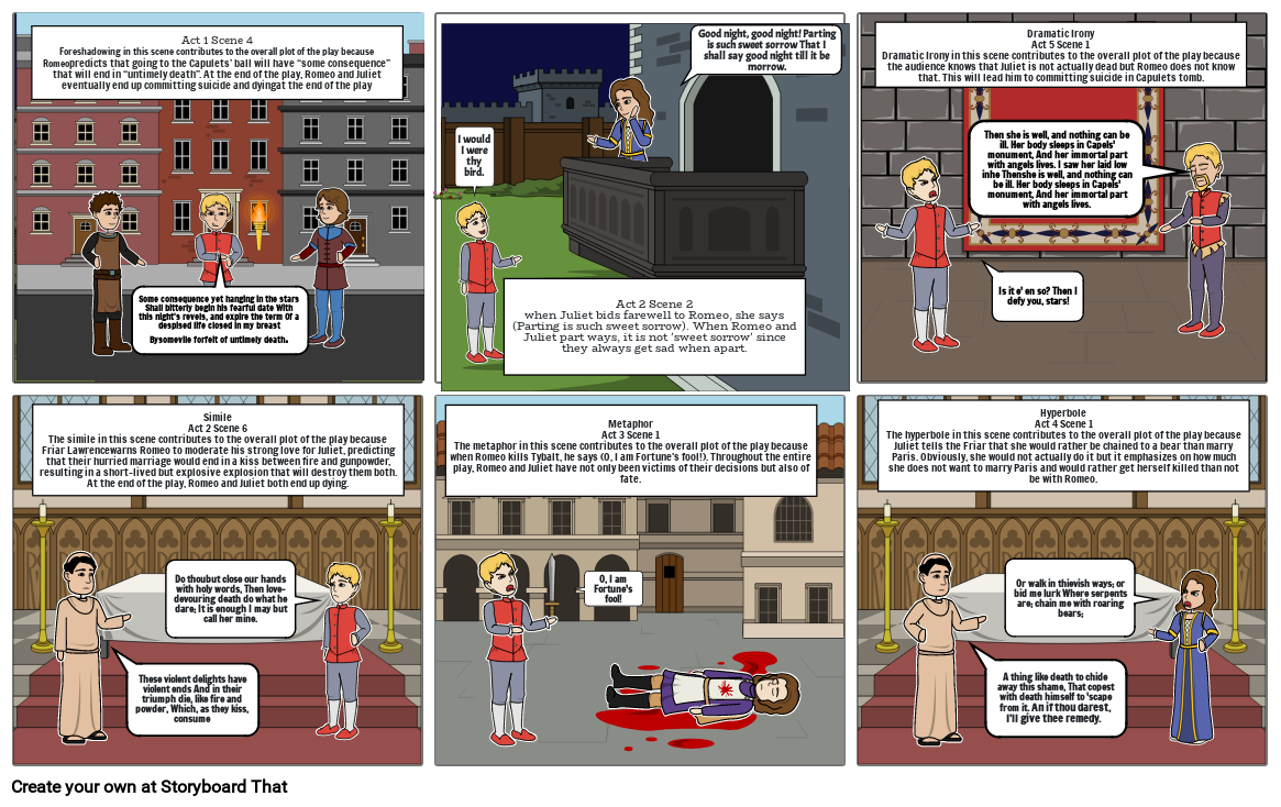 Taja Bridges Romeo And Juliet Project Storyboard taja-bridges-romeo-and-juliet-project-storyboard