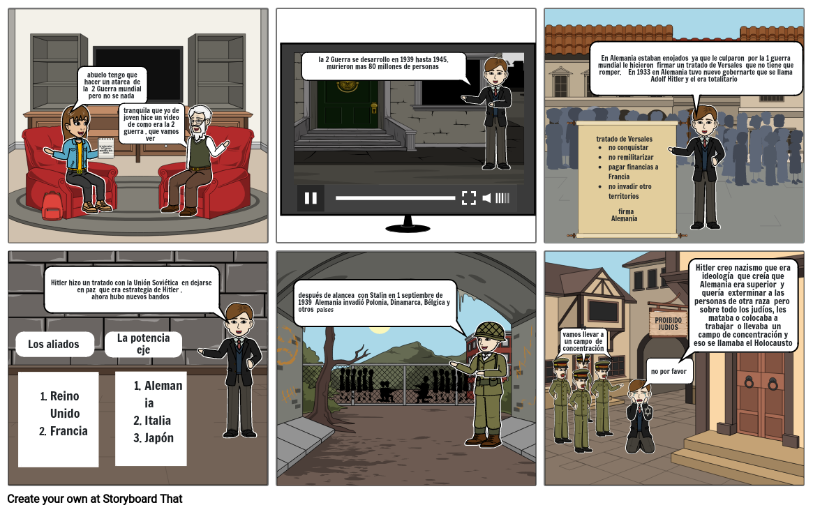 La 2 Guerra Mundial Storyboard Por 84fabf1a 0031