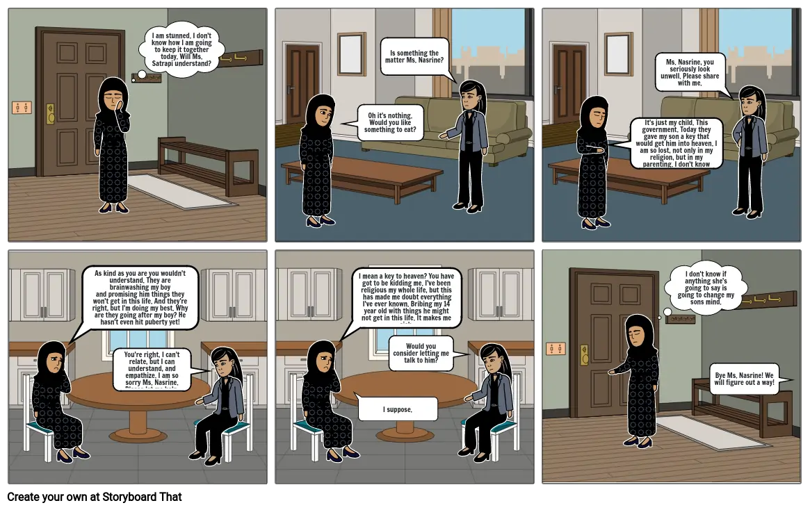 Persepolis Graphic Novel Brainstorm