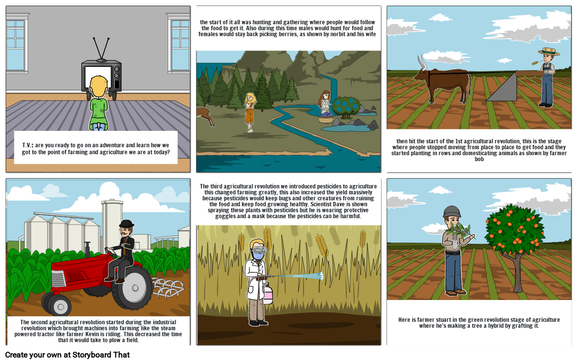 stages of agricultural revolution