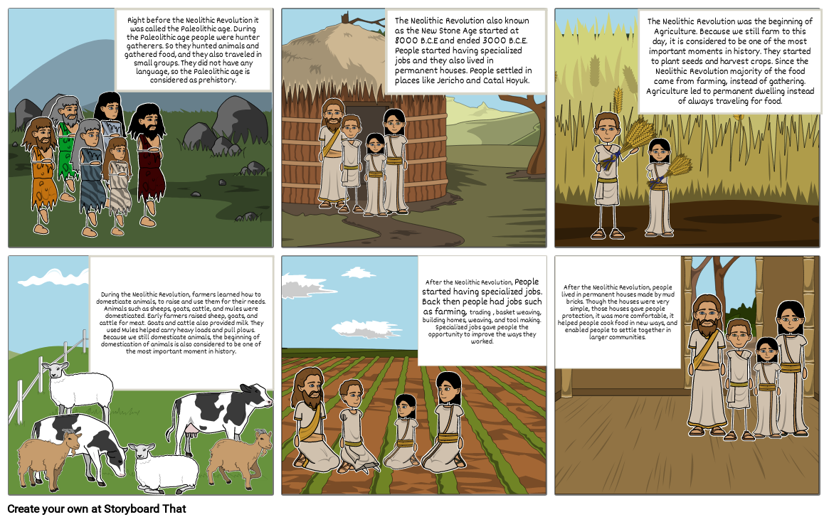 Neolithic Revolution Storyboard By 857c74bc