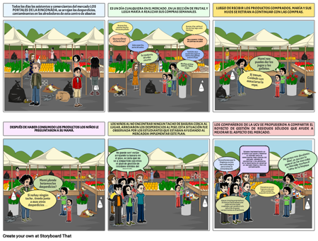 Mercado Los Portales de la Rinconada - Gestion de residuos