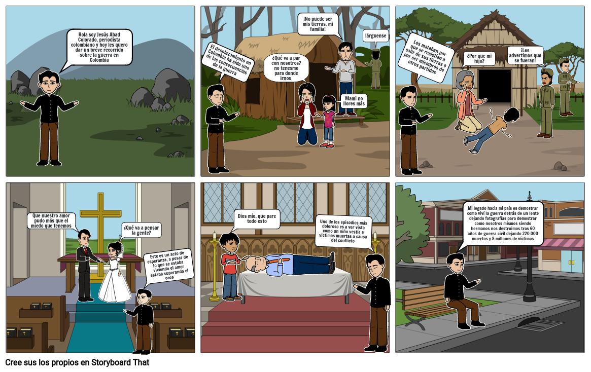 EL TESTIGO Storyboard By 859cd68c