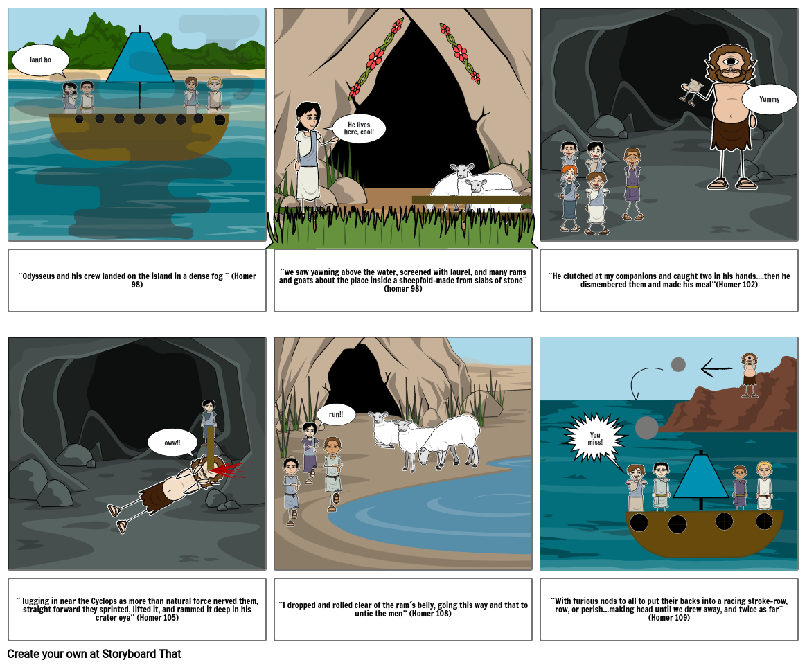 The cyclops Storyboard by 86304a6a